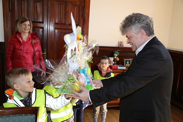 Z świąteczną wizytą w ratuszu