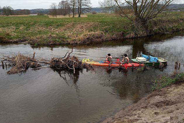 Sprzątali Łebę