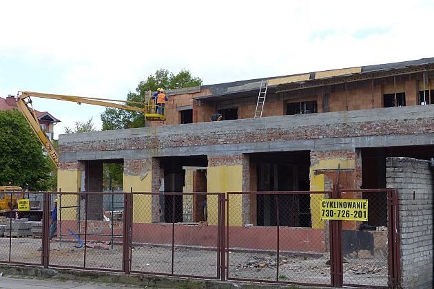 BAZA w budowie. Przy ul. Łokietka powstaje Klub Osiedlowy
