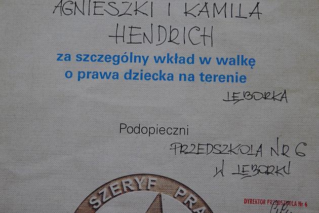 Przedszkole nr 6 odznaczyło „Szeryfów Praw Dziecka”