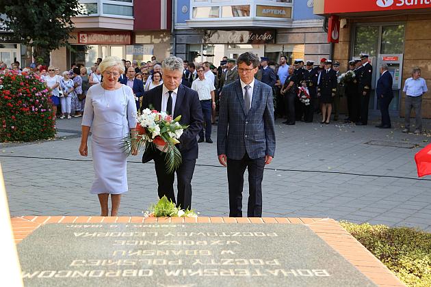 Lęborczanie uczcili 80 rocznicę wybuchu II wojny światowej