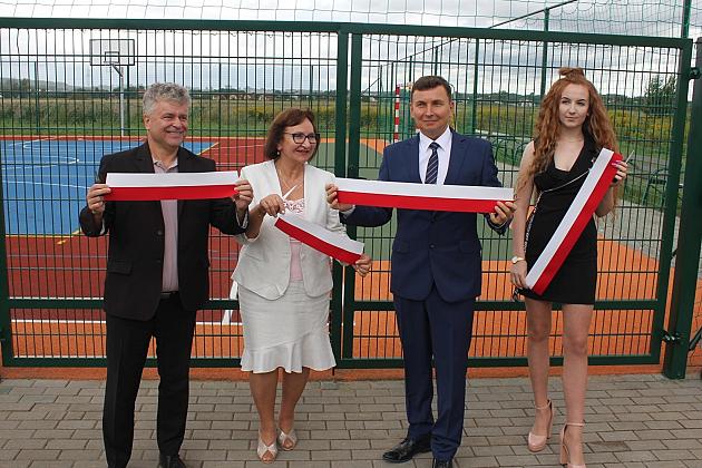 Otwarcie boiska przy Powiatowym Centrum Edukacyjnym