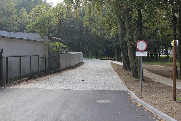 Ulica Piękna z nową nawierzchnią