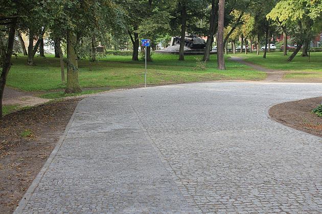 Ulica Piękna z nową nawierzchnią