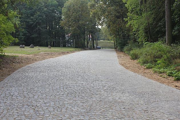 Ulica Piękna z nową nawierzchnią