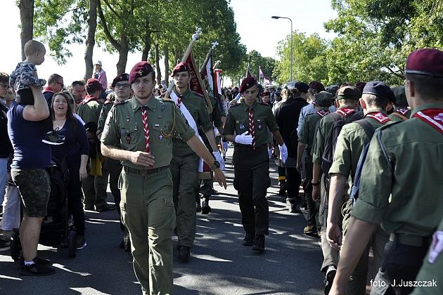 Harcerze z Lęborka na 75. rocznicy Operacji Market Garden