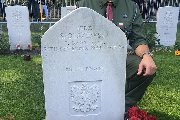 Harcerze z Lęborka na 75. rocznicy Operacji Market Garden