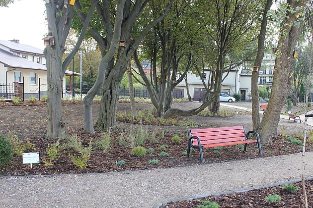 Nowy minipark przy ulicy Gierymskiego