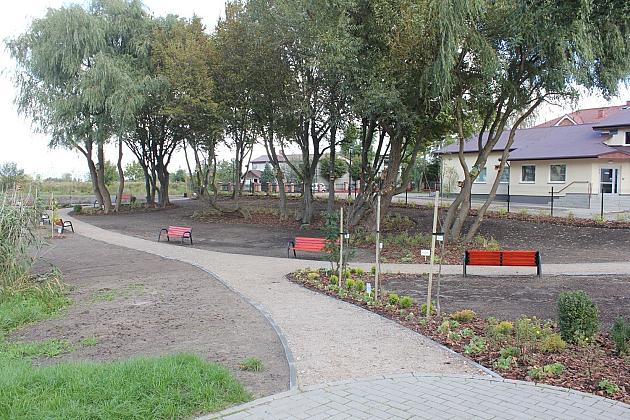 Nowy minipark przy ulicy Gierymskiego