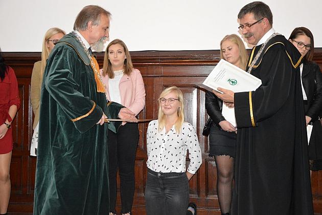 Pasowanie czeladników w ratuszu