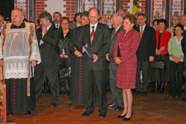 Ksiądz Biskup kolędował w ratuszu