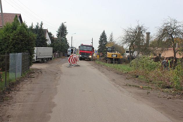 Prace drogowe na Weterynaryjnej