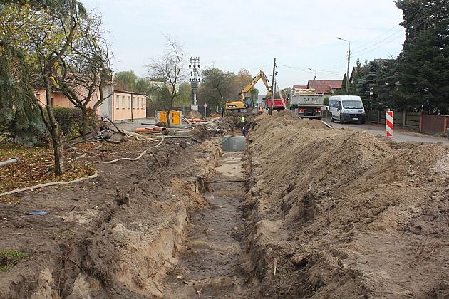 Prace drogowe na Weterynaryjnej