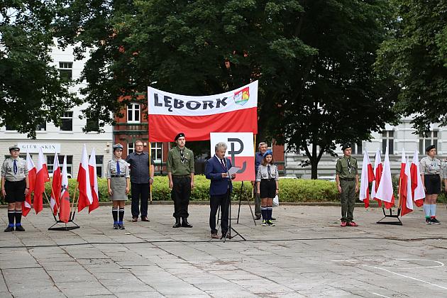 Lębork uczcił 77. Rocznicę wybuchu Powstania Warszawskiego