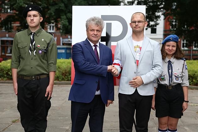 Lębork uczcił 77. Rocznicę wybuchu Powstania Warszawskiego