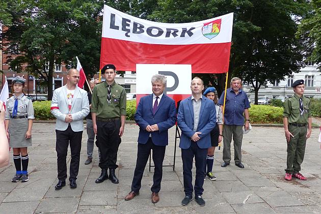 Lębork uczcił 77. Rocznicę wybuchu Powstania Warszawskiego