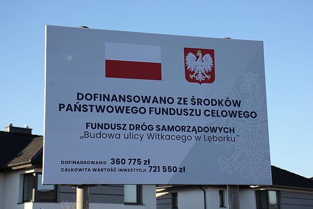Budowa ul. Witkacego w Lęborku