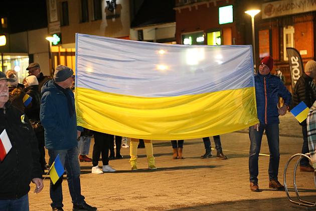 Lębork solidarny z Ukrainą