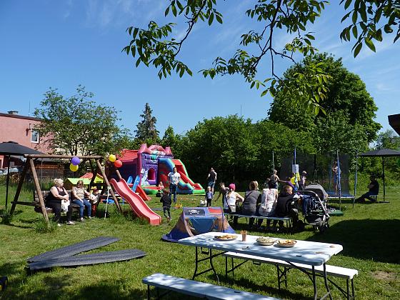 Piknik dla dzieci w rewitalizowanym obszarze