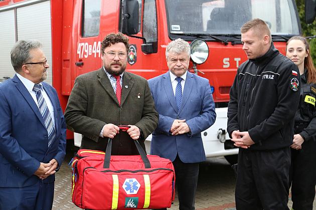 Ochotnicza Straż Pożarna z nowym wyposażeniem