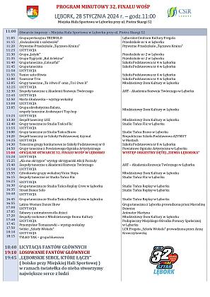 32. Finał Wielkiej Orkiestry Świątecznej Pomocy (WOŚP) w Lęborku –