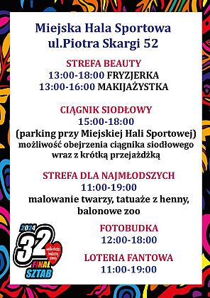 32. Finał Wielkiej Orkiestry Świątecznej Pomocy (WOŚP) w Lęborku –