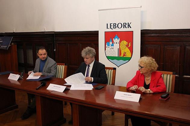 Budowa ulicy 8 Maja w Lęborku z budową kanalizacji deszczowej i przebudową gazociągu