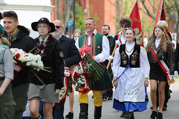 Lęborczanie uroczyście świętowali 234. rocznicę uchwalenia Konstytucji 3 Maja