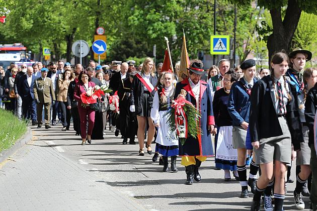 Lęborczanie uroczyście świętowali 234. rocznicę uchwalenia Konstytucji 3 Maja