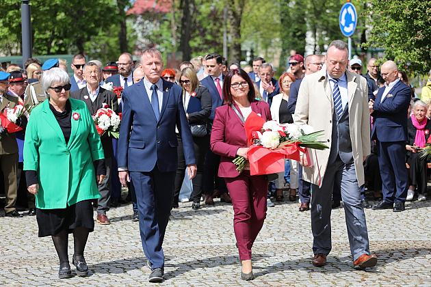 Lęborczanie uroczyście świętowali 234. rocznicę uchwalenia Konstytucji 3 Maja