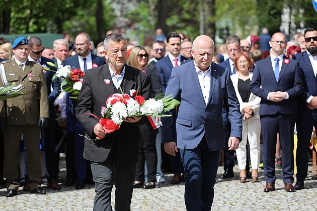 Lęborczanie uroczyście świętowali 234. rocznicę uchwalenia Konstytucji 3 Maja