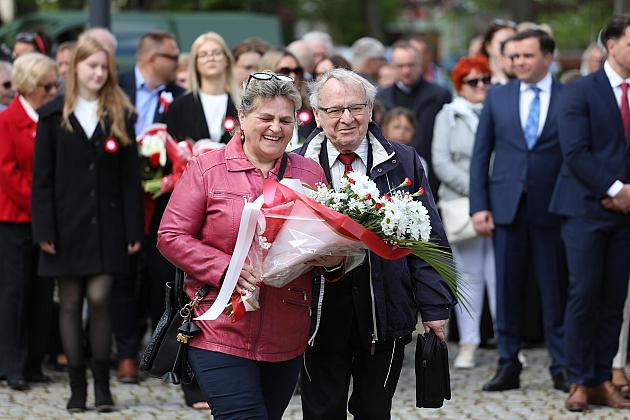 Lęborczanie uroczyście świętowali 234. rocznicę uchwalenia Konstytucji 3 Maja