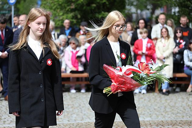 Lęborczanie uroczyście świętowali 234. rocznicę uchwalenia Konstytucji 3 Maja