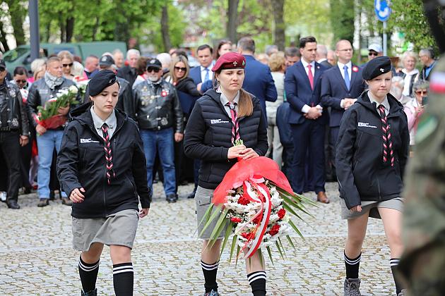 Lęborczanie uroczyście świętowali 234. rocznicę uchwalenia Konstytucji 3 Maja