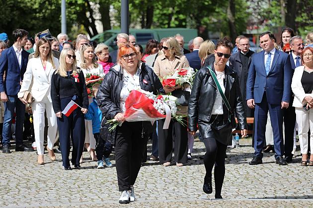 Lęborczanie uroczyście świętowali 234. rocznicę uchwalenia Konstytucji 3 Maja