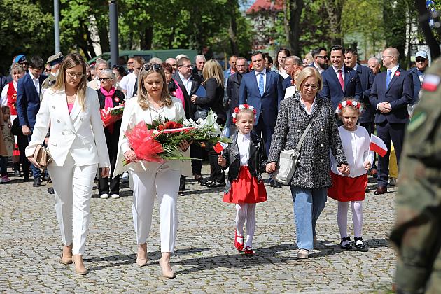 Lęborczanie uroczyście świętowali 234. rocznicę uchwalenia Konstytucji 3 Maja