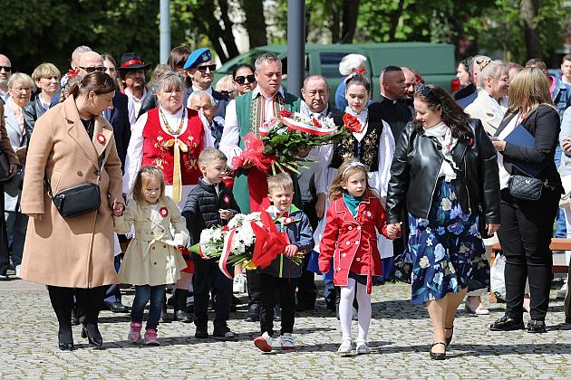 Lęborczanie uroczyście świętowali 234. rocznicę uchwalenia Konstytucji 3 Maja