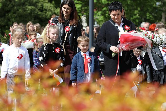 Lęborczanie uroczyście świętowali 234. rocznicę uchwalenia Konstytucji 3 Maja