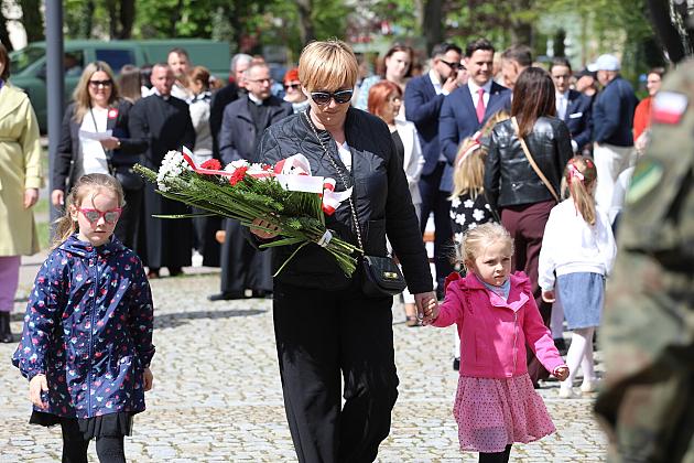 Lęborczanie uroczyście świętowali 234. rocznicę uchwalenia Konstytucji 3 Maja