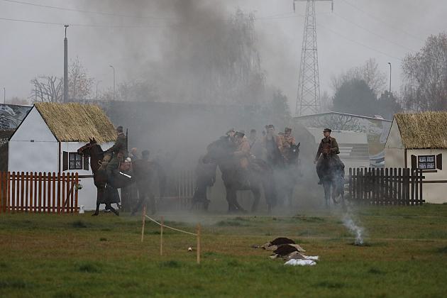 Lębork uczcił niepodległość widowiskiem o „Hubalu”