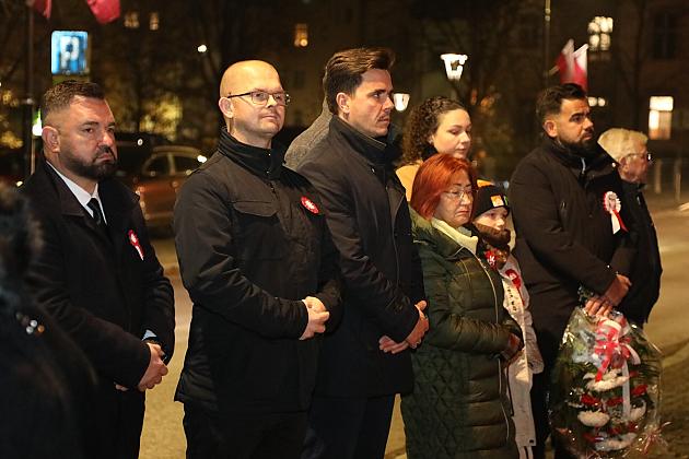 Capstrzyk z harcerzami z okazji Święta Niepodległości