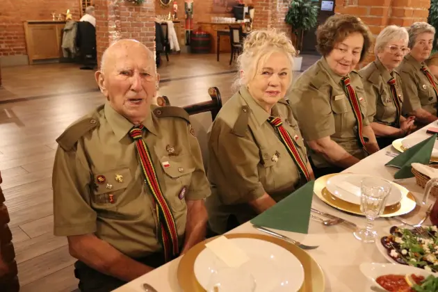 Harcerski Krąg Seniorów „Dęby” na spotkaniu opłatkowym