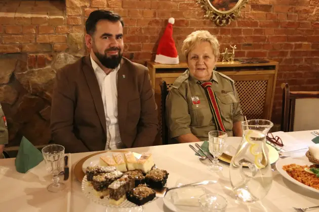 Harcerski Krąg Seniorów „Dęby” na spotkaniu opłatkowym