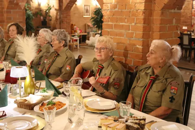 Harcerski Krąg Seniorów „Dęby” na spotkaniu opłatkowym