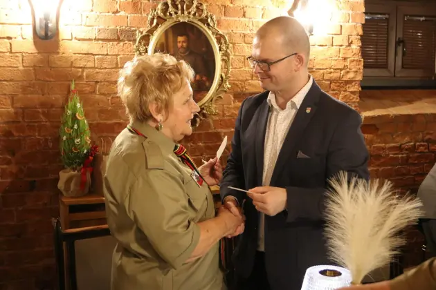 Harcerski Krąg Seniorów „Dęby” na spotkaniu opłatkowym