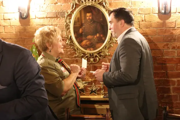 Harcerski Krąg Seniorów „Dęby” na spotkaniu opłatkowym