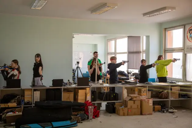 Strzelnica, minisiatkówka i turnieje. Sportowe ferie z CSiR w Lęborku