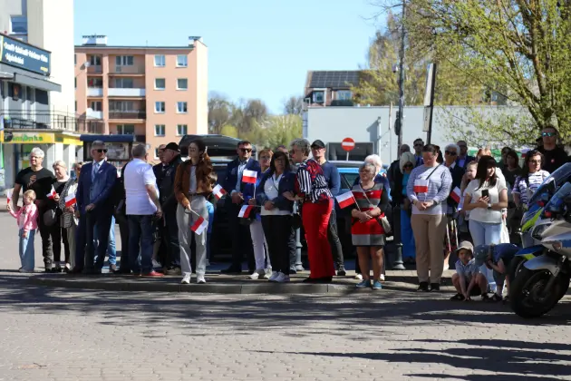 Biało-czerwona nad Lęborkiem. Uroczyste obchody Dnia Flagi RP