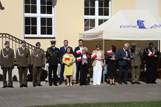 Biało-czerwona nad Lęborkiem. Uroczyste obchody Dnia Flagi RP