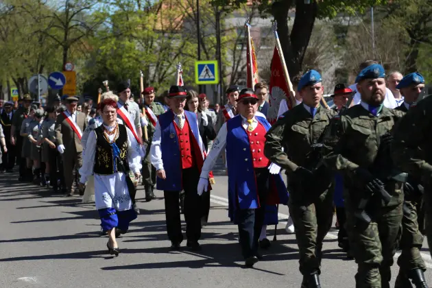 Lębork na biało-czerwono – uroczyste obchody rocznicy uchwalenia Konstytucji 3 Maja